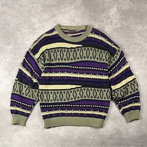 [174] Vintage Carlo Alberto 3D Knit Sweater
Coogi Style S Size